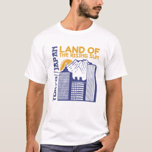 Tokyo Japan Land of the Rising Sun CityscapeDesign T-Shirt