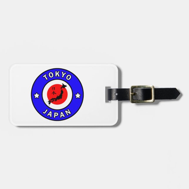 Tokyo Japan Luggage Tag (Front Horizontal)