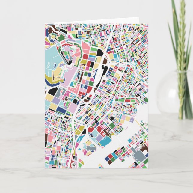 Tokyo Japan Map Card (Front)