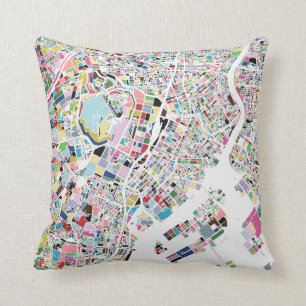 Tokyo Japan Map Cushion