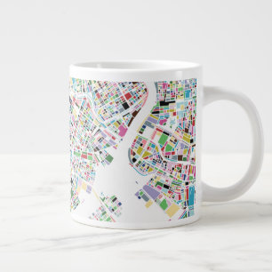 Tokyo Japan Map Large Coffee Mug