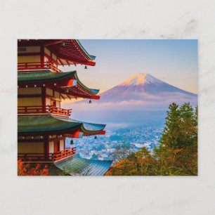 Tokyo Japan Mount Fuji Postcard
