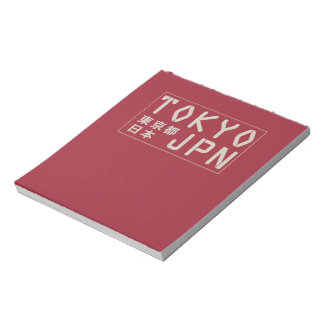 Tokyo, Japan notepad