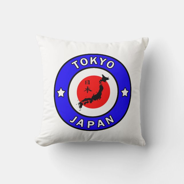 Tokyo Japan pillow (Front)