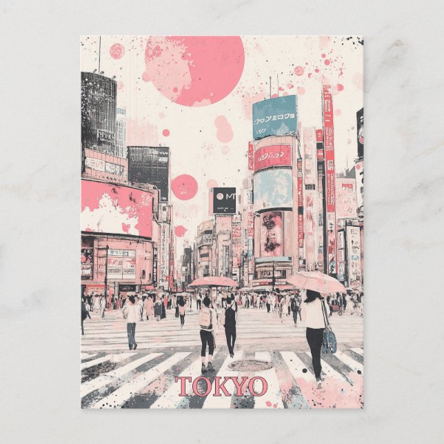 Tokyo Japan Postcard (Front)