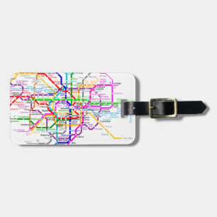Tokyo Japan Subway Map Luggage Tag