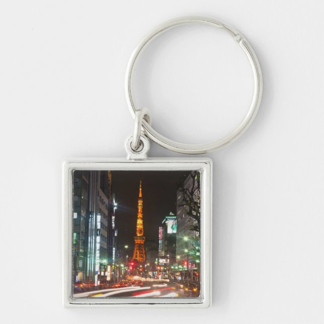Tokyo, Japan. Tokyo Tower is a communications Key Ring (Front)