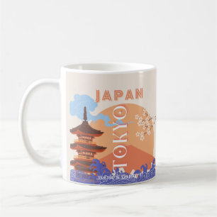 Tokyo Japan Travel Art Coffee Mug