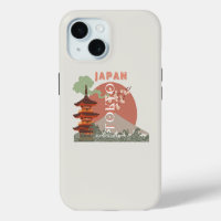 Tokyo Japan Travel Art, Retro Travel Art