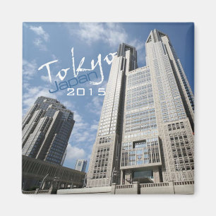 Tokyo Japan Travel Fridge Magnet Change Year