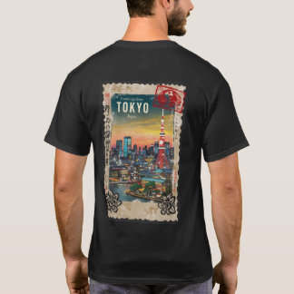 Tokyo Japan Travel Poster T-Shirt