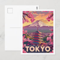 Tokyo Japan Vintage Famous Travel Place