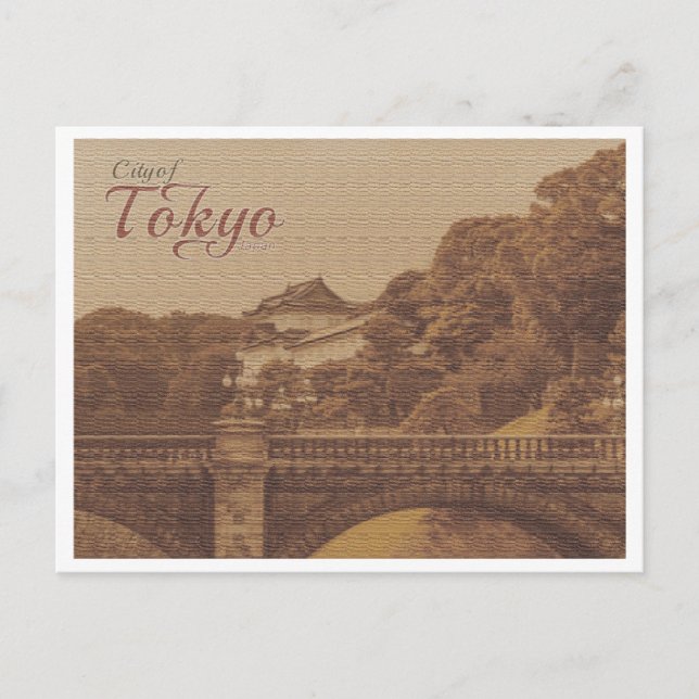 TOKYO JAPAN VINTAGE POSTCARD (Front)