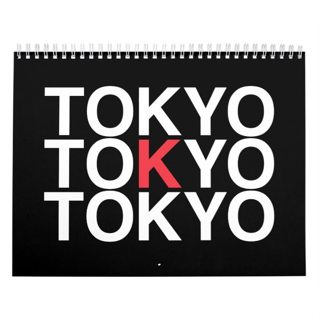 TOKYO Japanese Flag Calendar (Cover)