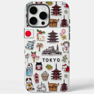 Tokyo Kawaii Sticker Bomb: Japan Pop Edition iPhone 16 Pro Max Case