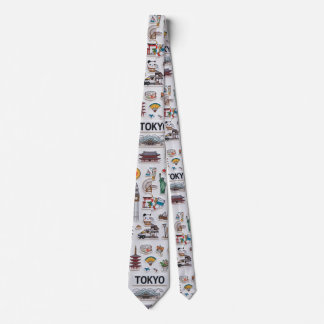 Tokyo Kawaii Sticker Bomb: Japan Pop Edition Tie