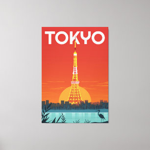 Tokyo Landmark Canvas Print