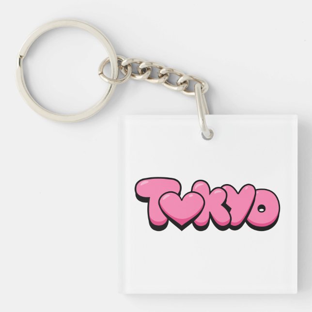 Tokyo Love Key Ring (Front)