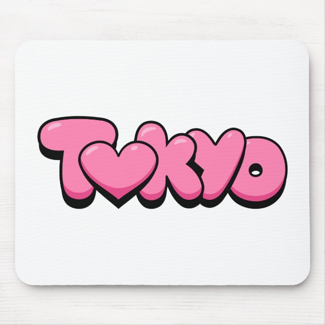 Tokyo Love Mouse Mat (Front)