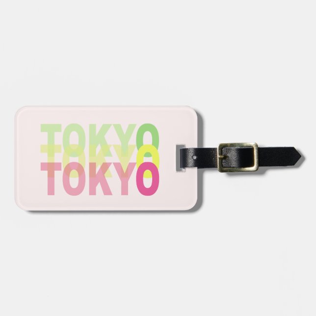 Tokyo Luggage Tag (Front Horizontal)