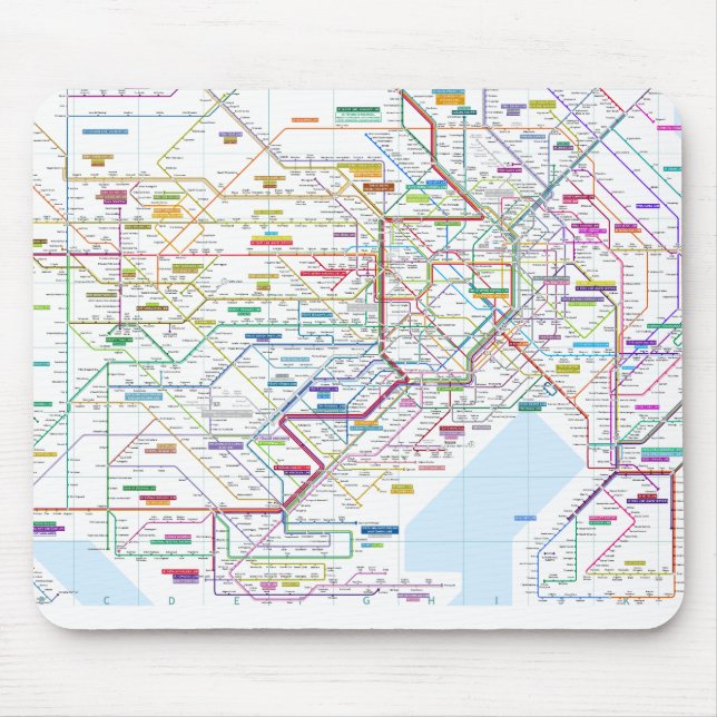 Tokyo Mouse Mat (Front)