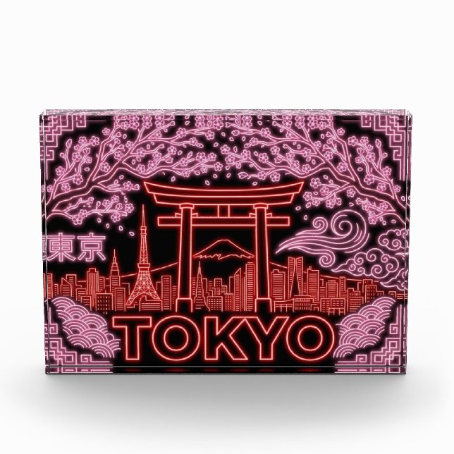 Tokyo Neon Design Photo Block  (Front)