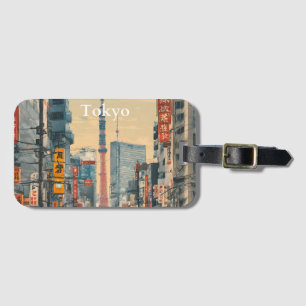 Tokyo Postcard (4) Luggage Tag