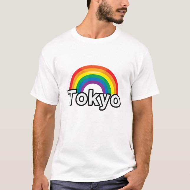 TOKYO PRIDE RAINBOW -.png T-Shirt (Front)