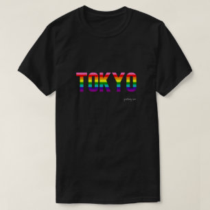 "Tokyo Pride T-shirt    Gay Rainbow Flag