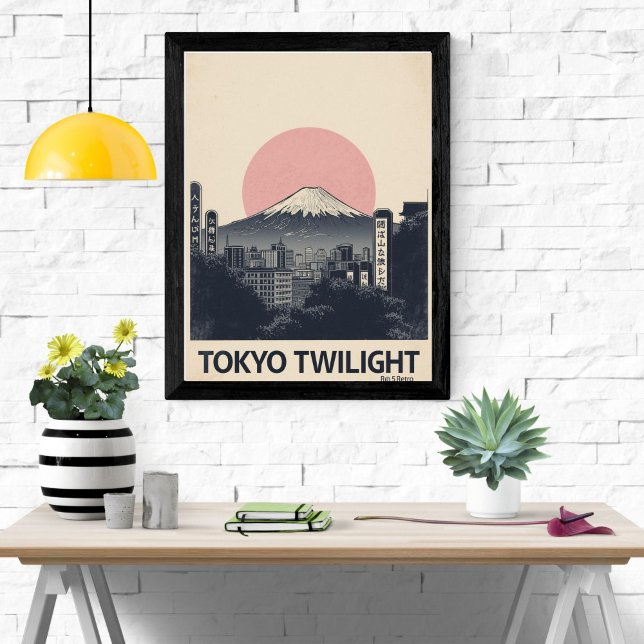 Tokyo Retro Travel | Neon City Vintage Print (Creator Uploaded)