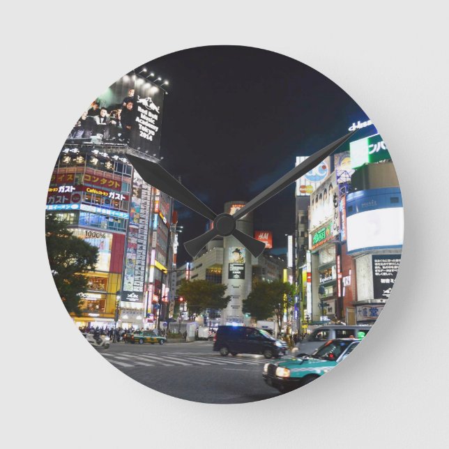 Tokyo Round Clock (Front)