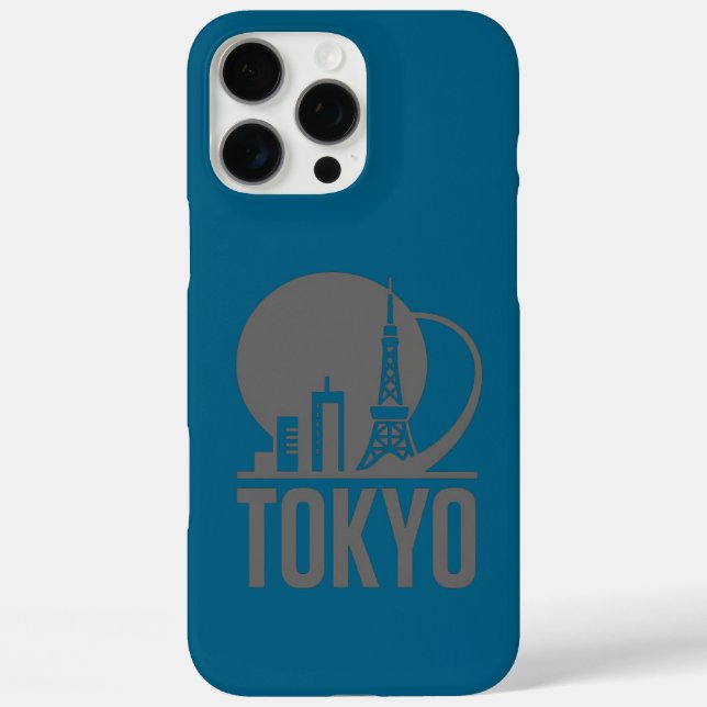 Tokyo Skyline Circle Design Case-Mate iPhone Case (Back)
