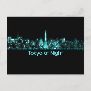Tokyo Skyline Postcard