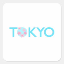 Tokyo Square Sticker