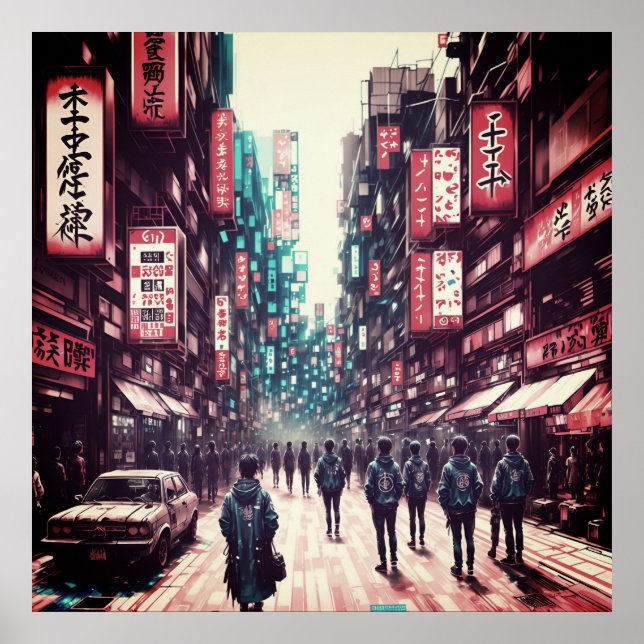 Tokyo street  poster (Front)