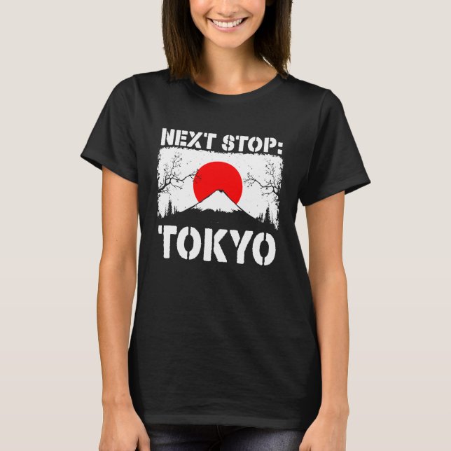 Tokyo Summer Vacation Trip Next Stop Vacay Vibes S T-Shirt (Front)