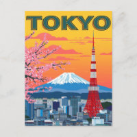 Tokyo Sunset and Mount Fuji