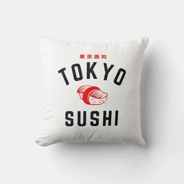Tokyo Sushi Cushion (Front)