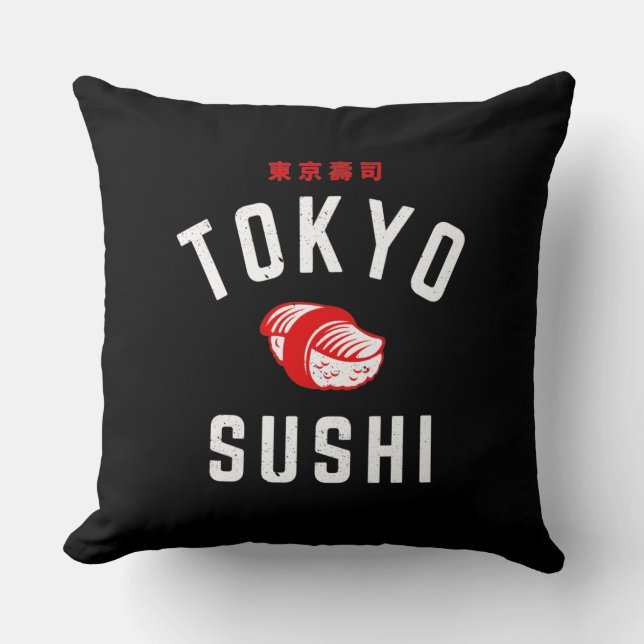 Tokyo Sushi Cushion (Front)