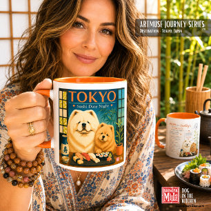 TOKYO SUSHI DATE NIGHT Art Muse -Chow Mug