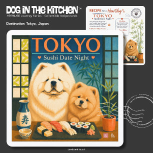 TOKYO SUSHI DATE NIGHT Art Muse Recipe -Chow Card
