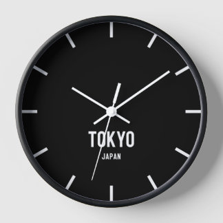 Tokyo Time Zone Newsroom Wall Clock