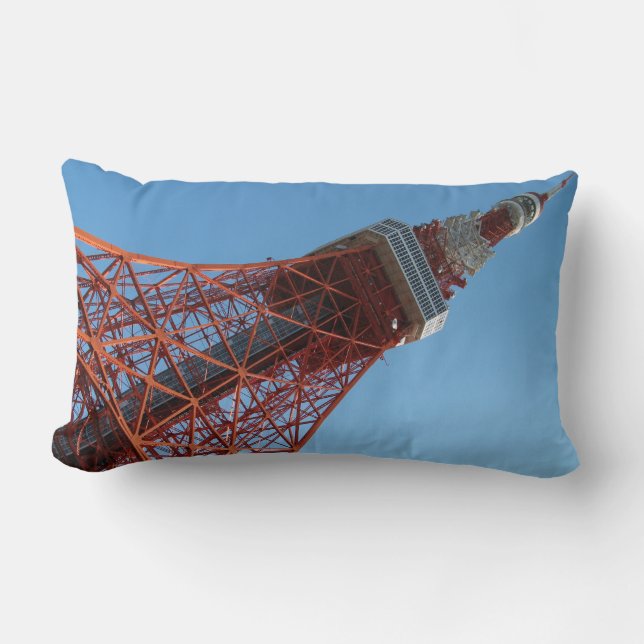 Tokyo Tower 東京タワー Lumbar Cushion (Front)