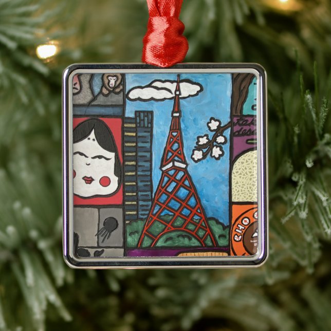Tokyo Tower Christmas Ornament (Tree)