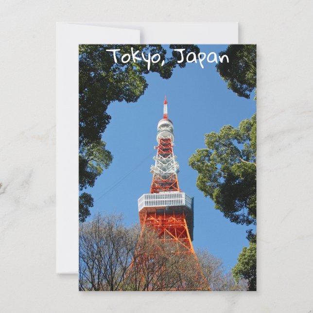Tokyo Tower, Japan card (Front)