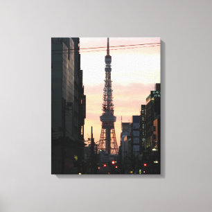 Tokyo Tower Sunrise 東京タワー日の出 Canvas Print