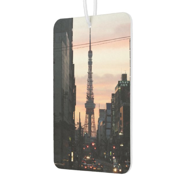 Tokyo Tower Sunrise 東京タワー日の出 Car Air Freshener (Left)