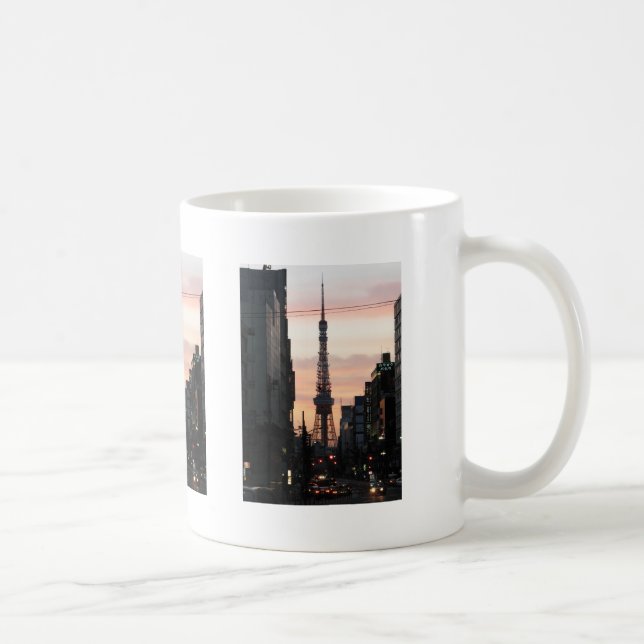 Tokyo Tower Sunrise 東京タワー日の出 Coffee Mug (Right)