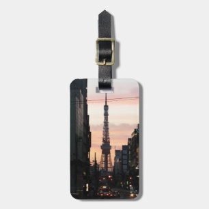 Tokyo Tower Sunrise 東京タワー日の出 Luggage Tag