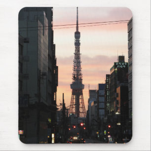 Tokyo Tower Sunrise 東京タワー日の出 Mouse Mat